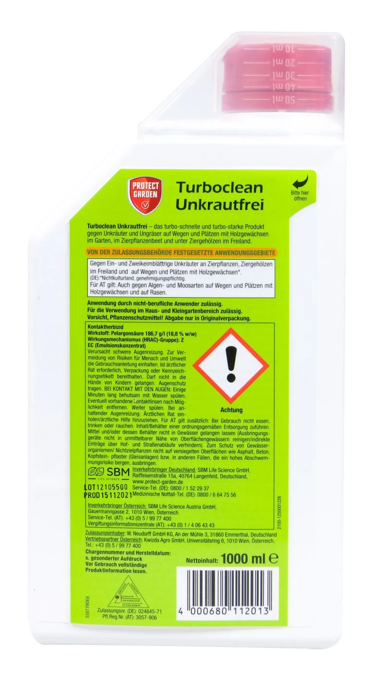 Protect Garden Turboclean Unkrautfrei - 1 L 2 Protect Garden Turboclean Unkrautfrei - 1 L - Image 2