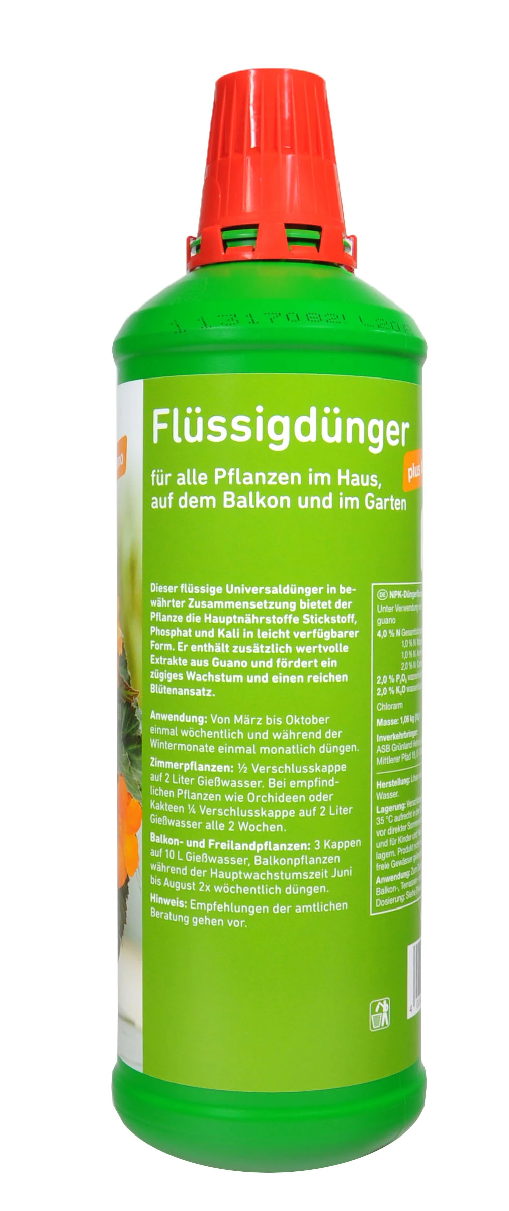 Blumendünger Mit Guano - 1 L 2 Blumendünger Mit Guano - 1 L - Image 2