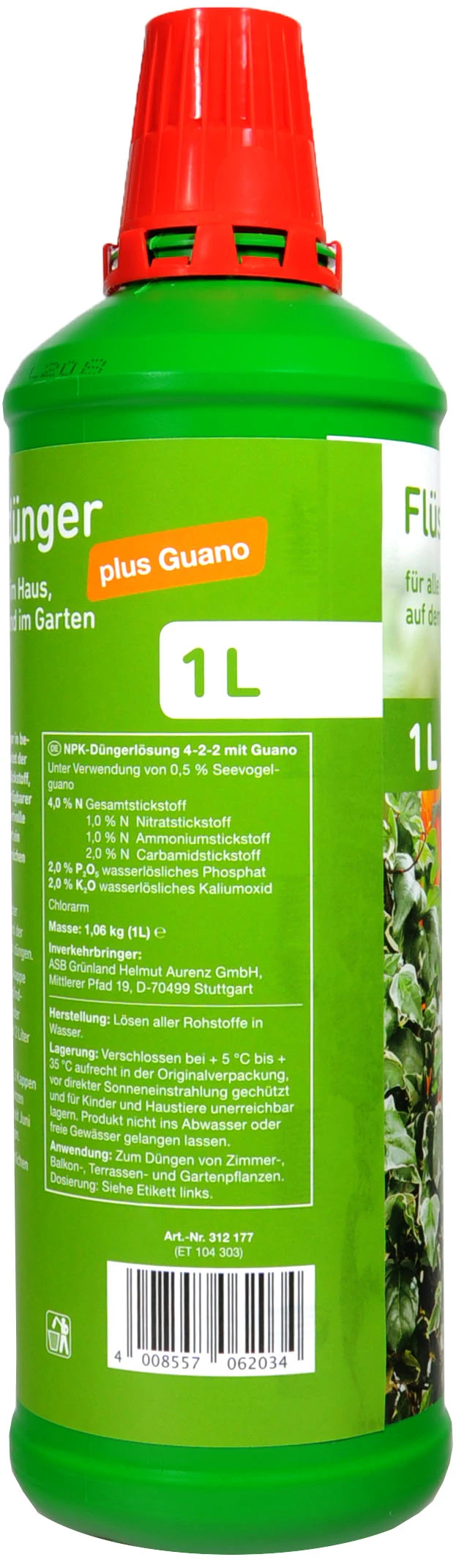 Blumendünger Mit Guano - 1 L 3 Blumendünger Mit Guano - 1 L - Image 3