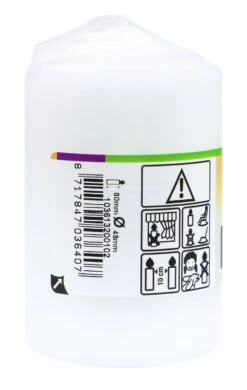 Bolsius Stumpenkerze - Weiß - 80 X 48 Mm -Compo Verkäufe Bolsius20Stumpenkerze20 20weiss 81318 L01