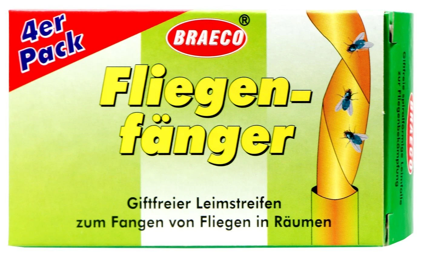 Braeco Fliegenfänger - 4 Stück 1 Braeco Fliegenfänger - 4 Stück