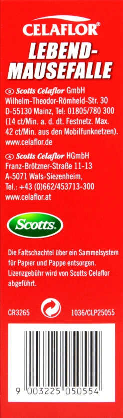 Celaflor Lebend Mausefalle -Compo Verkäufe Celaflor20Lebend20Mausefalle 35307 L01