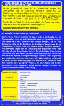 Celaflor Rosen-Pilzfrei Saprol - 100 Ml -Compo Verkäufe Celaflor20Rosen Pilzfrei20Saprol 32126 H01