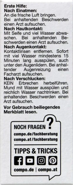 Compo Bi 58 N Insektizid - 30 Ml -Compo Verkäufe Compo20Bi205820N 31801 L01