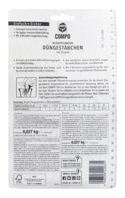 Bestseller -Compo Verkäufe Compo20Bluehpflanzen20Duengestaebchen 36764 H01
