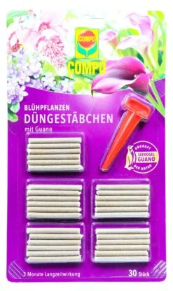 Bestseller 21 Compo Blühpflanzen Düngestäbchen Mit Guano - 30 Stück