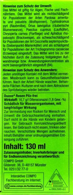 Compo Duaxo Rosen-Pilz-frei - 130 Ml -Compo Verkäufe Compo20Duaxo20Rosen20Pilz frei 31340 L01