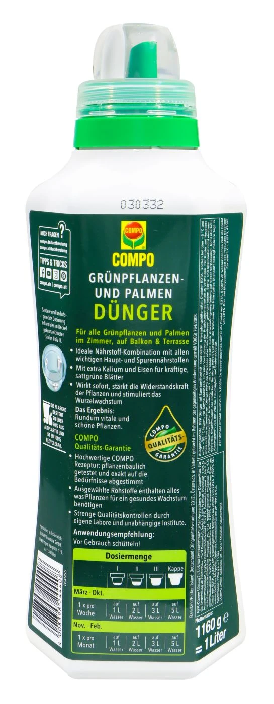 Compo Grünpflanzen- Und Palmendünger - 1 L 2 Compo Grünpflanzen- Und Palmendünger - 1 L - Image 2