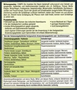Compo Bio Insekten-frei Neem - 75 Ml -Compo Verkäufe Compo20Insektenfrei20Neem 31226 H01
