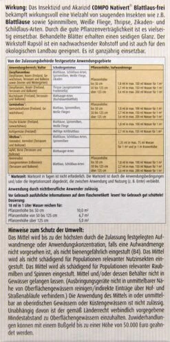 Compo Nativert Blattlaus-frei - 0,5 L -Compo Verkäufe Compo20Nativert20Blattlausfrei 33812 H01