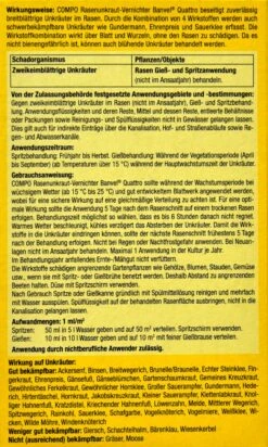 Compo Rasenunkraut-Vernichter Banvel Quattro - 150 Ml -Compo Verkäufe Compo20Rasenunkraut Vernichter20Banvel20Quattro 33421 H01