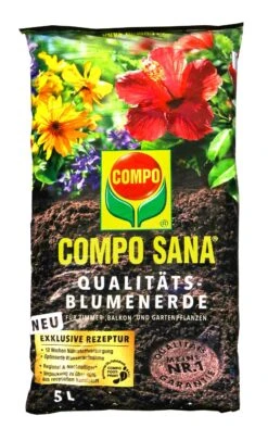 Compo Sana Qualitäts-Blumenerde - 5 L