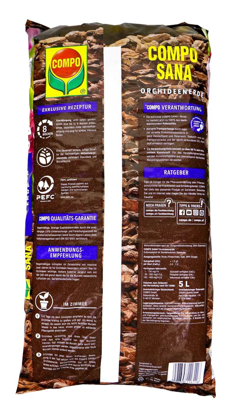Compo Sana Orchideenerde - 5 L 2 Compo Sana Orchideenerde - 5 L - Image 2