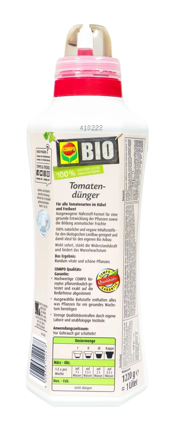 Compo Bio Tomatendünger - 1 L 2 Compo Bio Tomatendünger - 1 L - Image 2