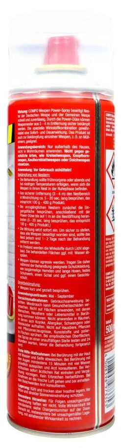 Compo Wespen Power-Spray - 0,5 L -Compo Verkäufe Compo20Wespen20Power20Spray 31432 H01