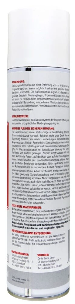 Bestseller -Compo Verkäufe Detia20Ungeziefer Spray 36122 H01