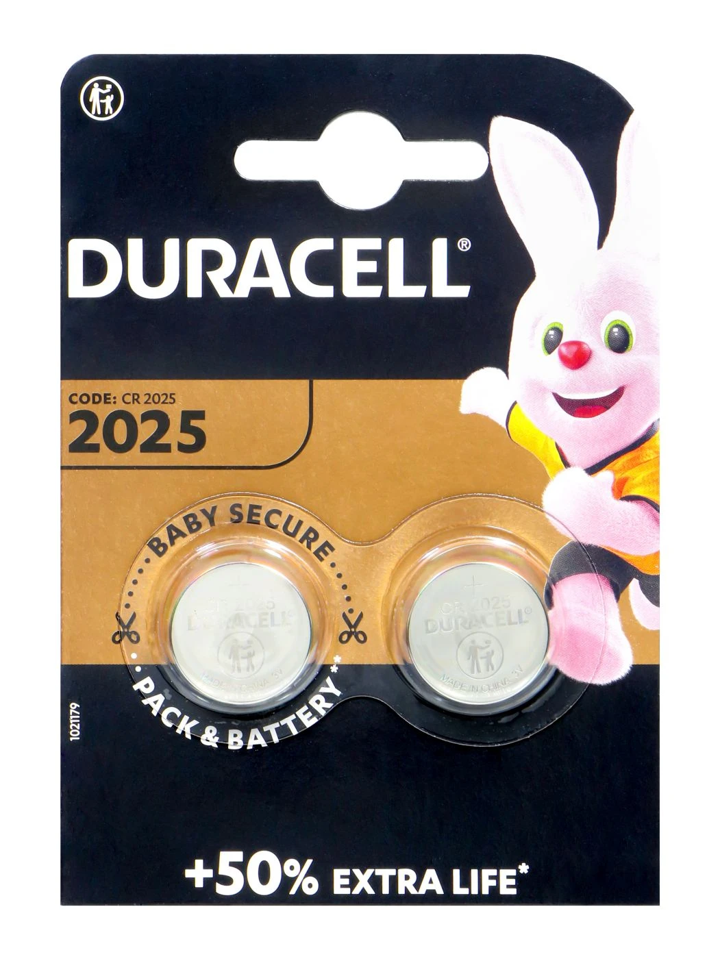 Duracell CR 2025 - 3,0 V - 2 Stück 1 Duracell CR 2025 - 3,0 V - 2 Stück