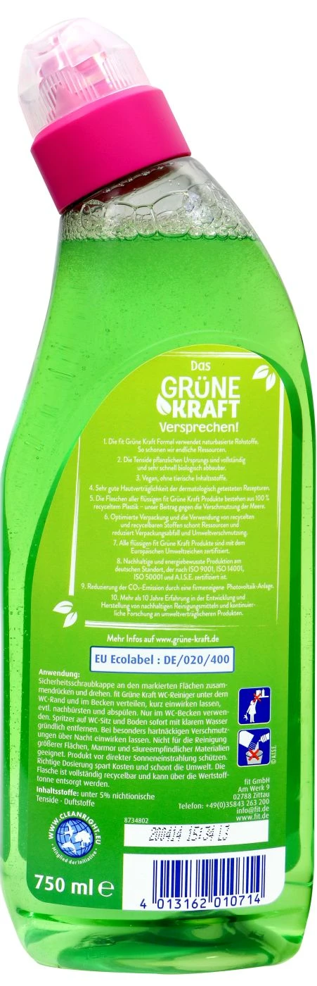 Fit WC-Reinger Grüne Kraft - 750 Ml 2 Fit WC-Reinger Grüne Kraft - 750 Ml - Image 2