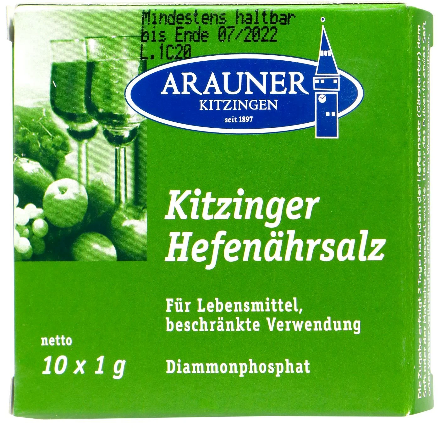 Kitzinger Hefenährsalz - 10 G 1 Kitzinger Hefenährsalz - 10 G