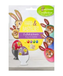 Heitmann Eierfarben FARB-& BASTELSET - 5 Farben + Bastelmotive