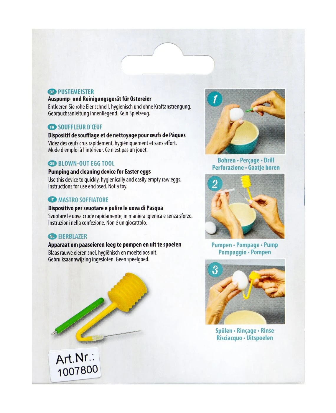 Heitmann Eierfarben Puste Meister 2 Heitmann Eierfarben Puste Meister - Image 2