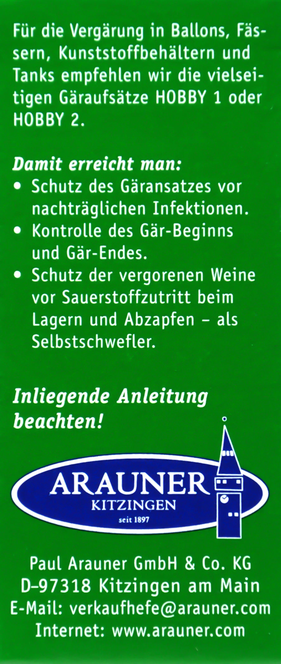 Kitzinger Hefe Portwein - 20 Ml 2 Kitzinger Hefe Portwein - 20 Ml - Image 2