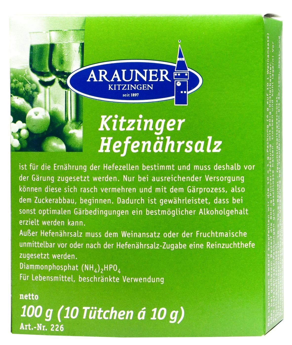 Kitzinger Hefenährsalz - 100 G 2 Kitzinger Hefenährsalz - 100 G - Image 2