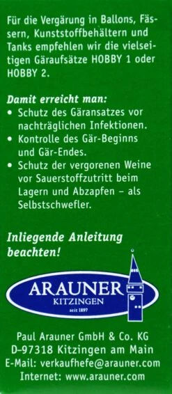 Kitzinger Reinzucht-Hefe Steinberg - 20 Ml -Compo Verkäufe Kitzinger20Reinzuchthefe 15109 H01