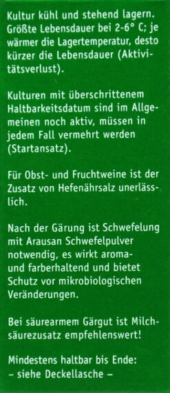 Kitzinger Hefe Haut Sauternes - 20 Ml -Compo Verkäufe Kitzinger Hefe Haut Sauternes 15119 R01