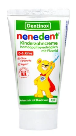 Nenedent Kinder-Zahncreme Mit Fluorid - Homöopathieverträglich - 50 Ml