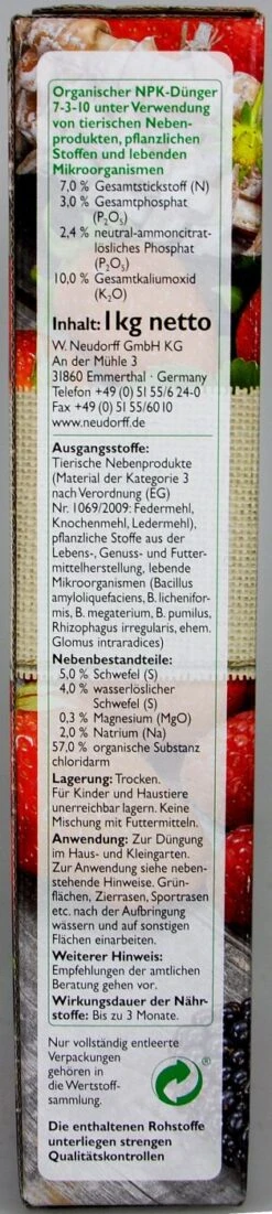 Neudorff Azet Beeren- & Obstdünger - 1 Kg -Compo Verkäufe Neudorff20Azet20Beeren 20und20Obstduenger 36768 L01