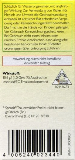 Neudorff Spruzit TrauermückenFrei - 30 Ml -Compo Verkäufe Neudorff20Spruzit20TrauermueckenFrei 33414 L01