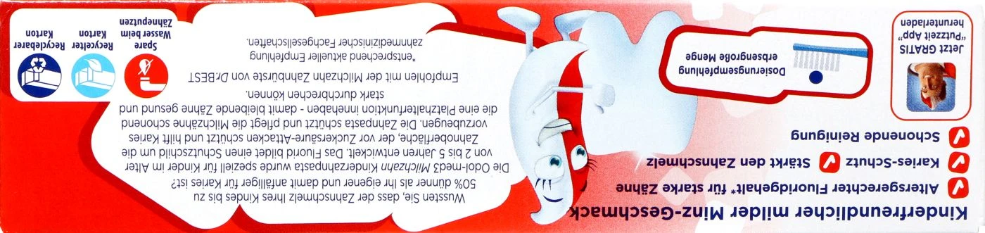 Odol Med 3 Zahncreme Milchzahn 2 - 5 Jahre - 50 Ml 3 Odol Med 3 Zahncreme Milchzahn 2 - 5 Jahre - 50 Ml - Image 3