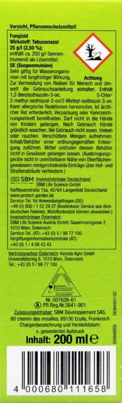 Protect Garden Curamat Rosen-Pilzfrei - 200 Ml -Compo Verkäufe Protect Garden Curamat Rosen Pilzfrei 34315 R01