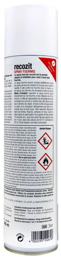 Recozit Ameisen Spray - 0,4 L 5 Recozit Ameisen Spray - 0,4 L -Compo Verkäufe Recozit20Ameisen20Spray 41260 H02