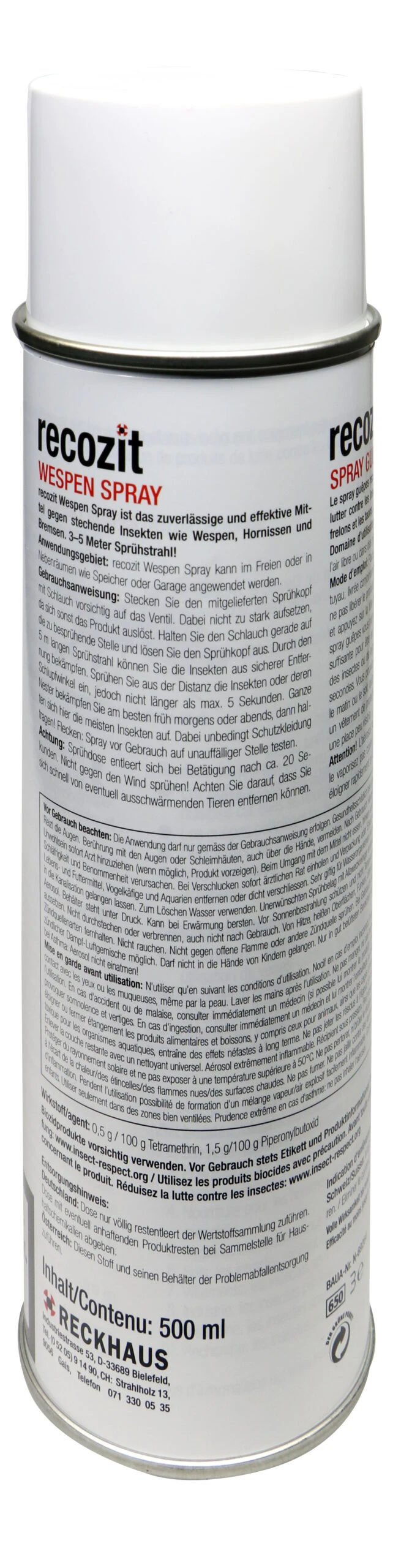 Recozit Wespen Spray Mit Sprühschlauch - 0,5 L 2 Recozit Wespen Spray Mit Sprühschlauch - 0,5 L - Image 2