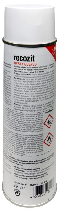 Recozit Wespen Spray Mit Sprühschlauch - 0,5 L 5 Recozit Wespen Spray Mit Sprühschlauch - 0,5 L -Compo Verkäufe Recozit20Wespen20Spray20mit20Spruehschlauch 35423 H02