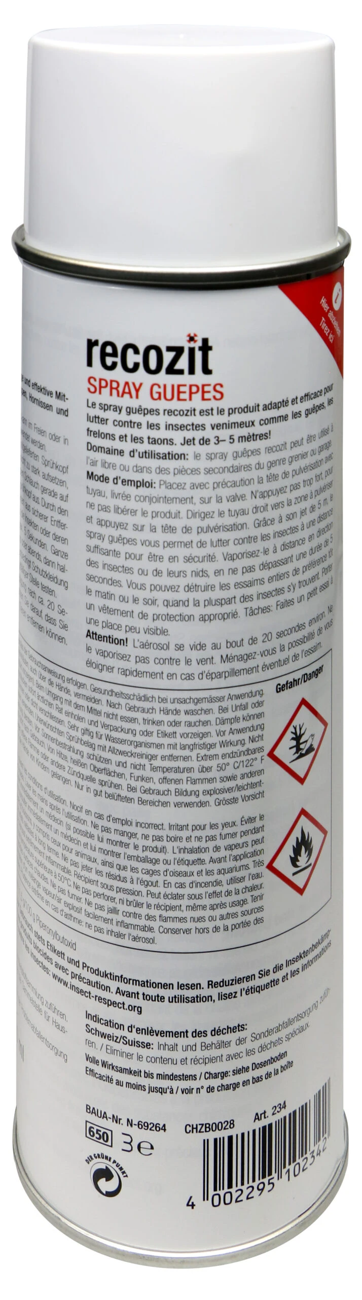 Recozit Wespen Spray Mit Sprühschlauch - 0,5 L 3 Recozit Wespen Spray Mit Sprühschlauch - 0,5 L - Image 3