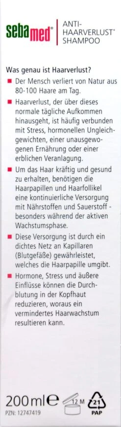 Sebamed Anti-Haarverlust Shampoo - 200 Ml -Compo Verkäufe Sebamed20Anti Haarverlust20Shampoo 25319 L01