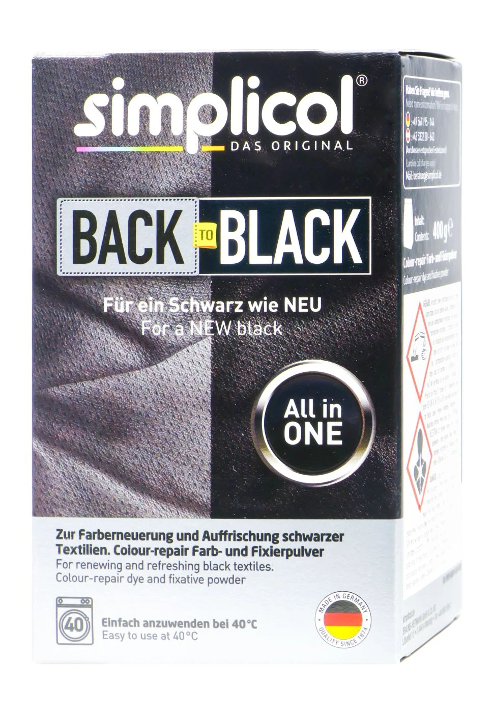 Simplicol Back To Black - 400 G 1 Simplicol Back To Black - 400 G