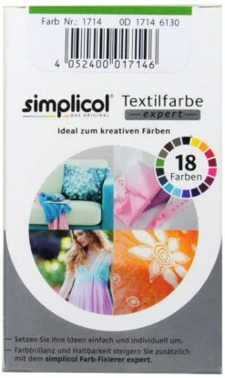 Simplicol Expert Apfel-Grün Textilfarbe - 1714 - 150 G -Compo Verkäufe Simplicol20Expert20Apfel Gruen20Textilfarbe 27112 H01