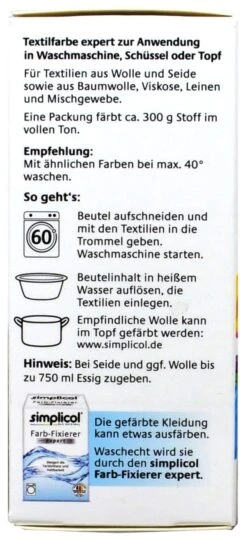 Simplicol Expert Delfin-Grau Textilfarbe - 1717 - 150 G -Compo Verkäufe Simplicol20Expert20Delfin Grau20Textilfarbe 27120 L01