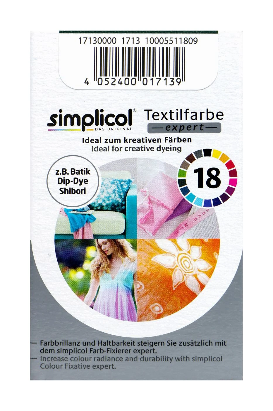 Simplicol Expert Efeu-Grün Textilfarbe - 1713 - 150 G 3 Simplicol Expert Efeu-Grün Textilfarbe - 1713 - 150 G - Image 3