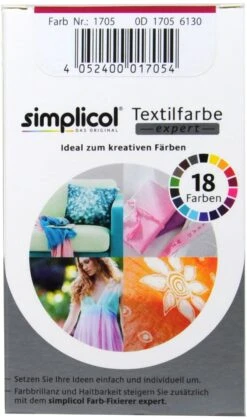 Simplicol Expert Fuchsia-Pink Textilfarbe - 1705 - 150 G -Compo Verkäufe Simplicol20Expert20Fuchsia Pink20Textilfarbe 27411 H01