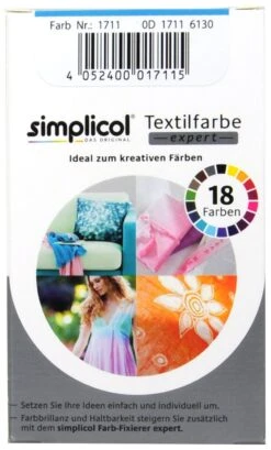 Simplicol Expert Südsee-Türkis Textilfarbe - 1711 - 150 G -Compo Verkäufe Simplicol20Expert20Suedsee Tuerkis20Textilfarbe 27106 H01