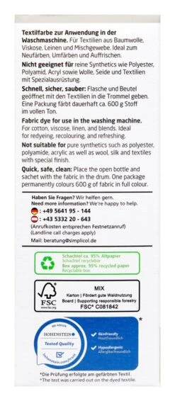 Simplicol Intensiv Eiskaffee-Braun Textilfarbe - 1027253 -Compo Verkäufe Simplicol20Intensiv20Eiskaffee Braun20Textilfarbe20 27210 L01