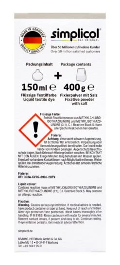 Simplicol Intensiv Eiskaffee-Braun Textilfarbe - 1027253 -Compo Verkäufe Simplicol20Intensiv20Eiskaffee Braun20Textilfarbe20 27210 R01