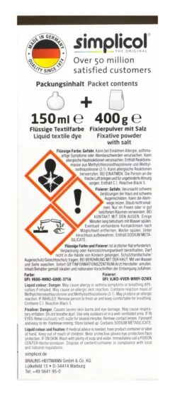 Simplicol Intensiv Espresso-Braun Textilfarbe - 1816 -Compo Verkäufe Simplicol20Intensiv20Espresso Braun20Textilfarbe 27308 R01