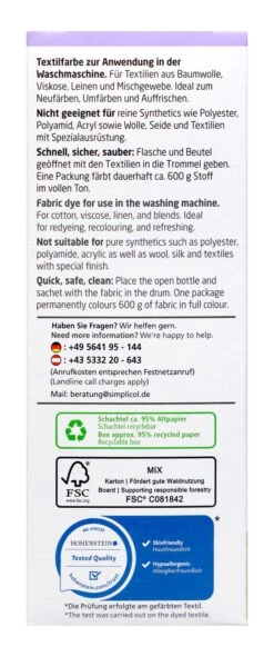 Simplicol Intensiv Miss Lavendel Textilfarbe - 1027249 -Compo Verkäufe Simplicol20Intensiv20Miss20Lavendel20Textilfarbe26716 L01