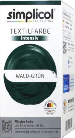 Simplicol Intensiv Wald-Grün Textilfarbe - 1812